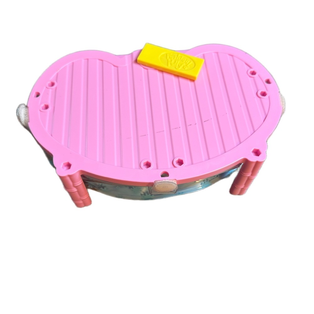 Vintage 2002 Fashion Polly Pocket Splash n Slide Pool Playset Pink Blue